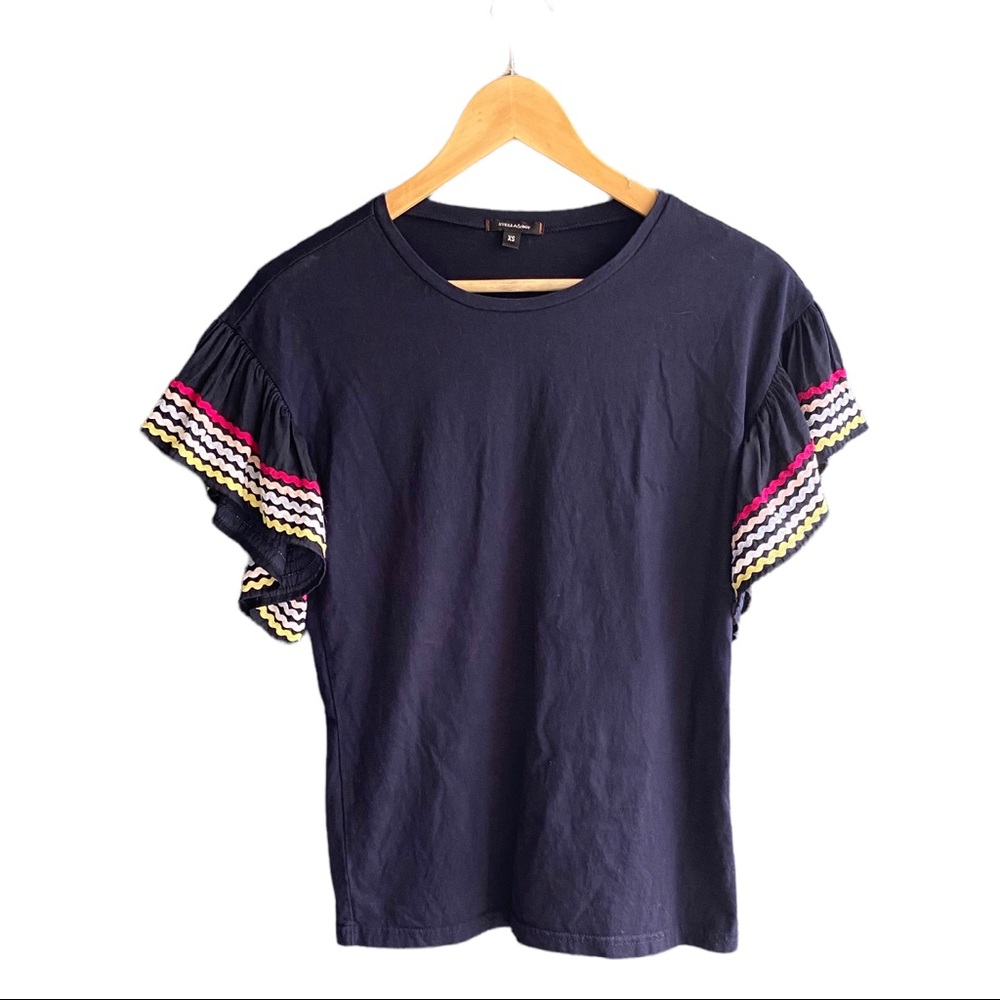 STELLA & DOT ‘Everly’ Flutter Ric Rac T-Shirt